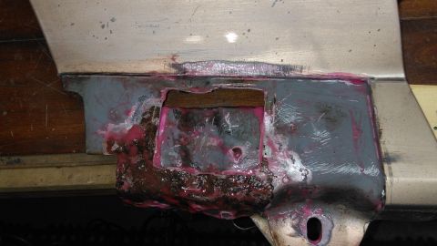 1996 Ford Bronco - Cutting, rust removing, and prepping.