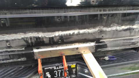 1996 Ford Bronco - 2nd attempt at tailgate. This was just sad.