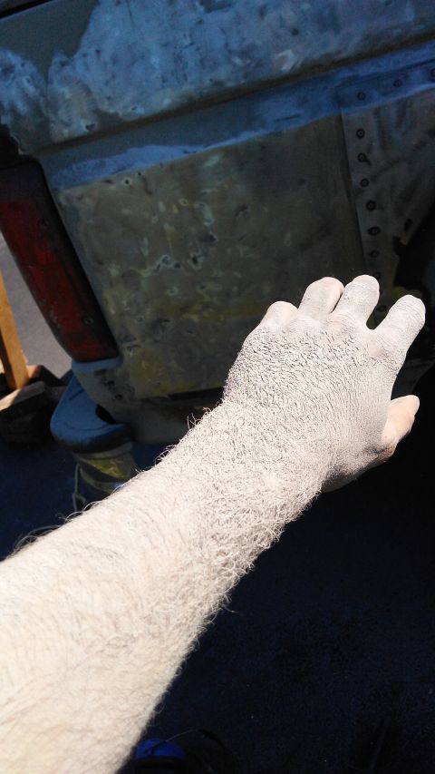 1996 Ford Bronco - After stripping layers upon layers of bondo, I turned into a yeti.