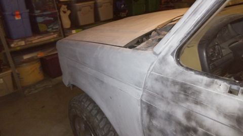 1996 Ford Bronco - Even my grandpa, who just moved back to the states, helped a ton. He is a very experienced man, so his expertise on body work helped more t…