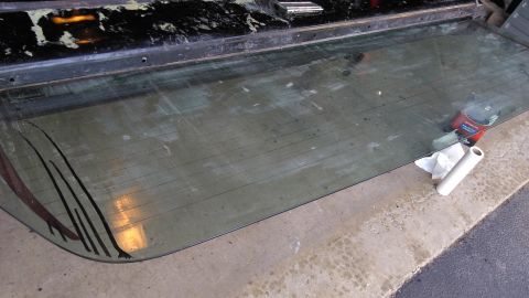 1996 Ford Bronco - Paint on glass is okay.