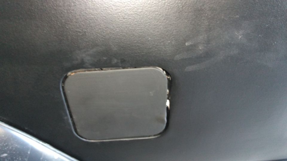 Gas flap installed.