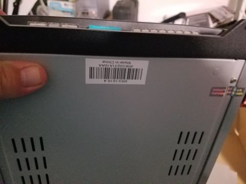 1994 Ford Bronco - A car stereo part is shown with a barcode label and ventilation slots.
