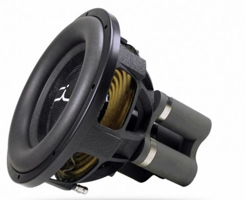 1994 Ford Bronco - Subwoofer speaker shown from the side, with visible coils and mounting holes.