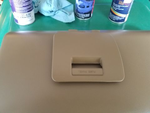 1994 Ford Bronco - A tan dashboard panel with a cutout labeled 'FUSE PANEL' is shown, possibly for repair.