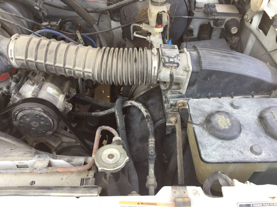4.9 intake tube installed