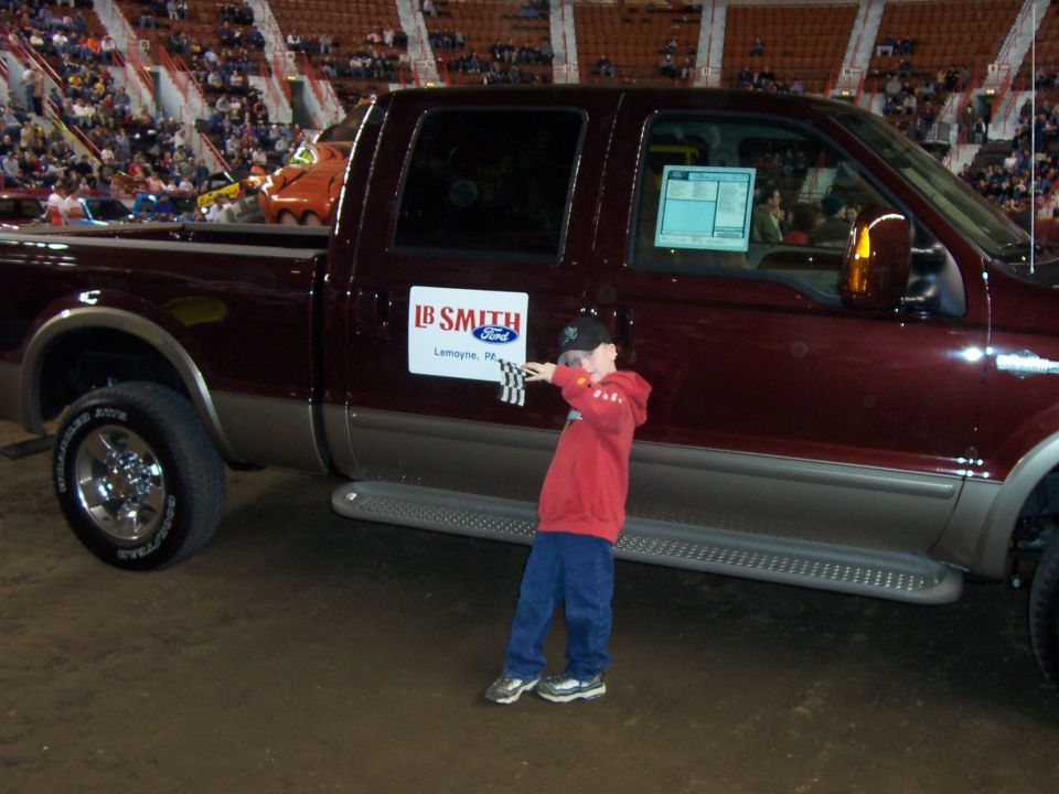 Dustin By The sponser Truck
