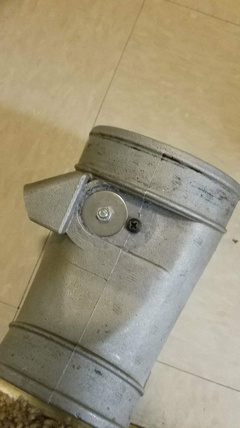 1995 Ford F-250 - plugging up the intake hole.