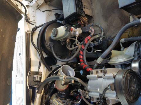 1995 Ford F-250 - reused the original elbow and adapted 3/4 fuel hose to it. Heater hose will not work well.