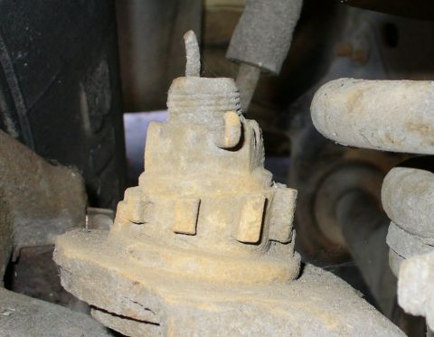 1992 Ford Bronco - Camber bushing, passenger side, looks to be aftermarket adjustable.