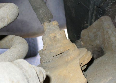 1992 Ford Bronco - Camber bushing, driver's side, looks to be stock style.