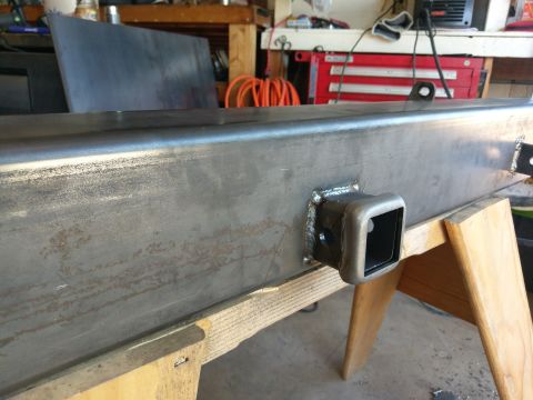 1988 Ford Bronco - Custom steel bumper with hitch receiver, likely for an off-road vehicle. Supermotors.net logo is present.