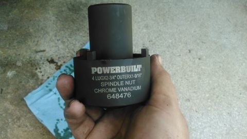 1990 Ford F-250 - to remove the hub you need to have a 4-point spindle nut tool. this is the cheapest one i could find. i am not sure if the 4-point spindle…