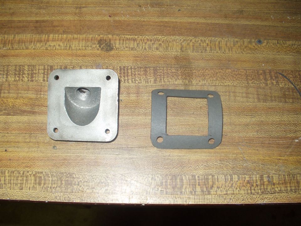 I took this off of the pan, mine was leaking and somebody had put sealent to fix the leak, i decided just to use a gasket that I made, and drill out the factory rivets to replace the gasket.