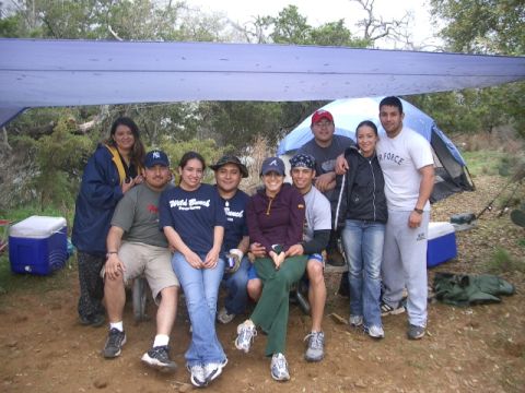 1994 Ford Bronco - A group of friends enjoys a camping trip near Lake Buchanan.