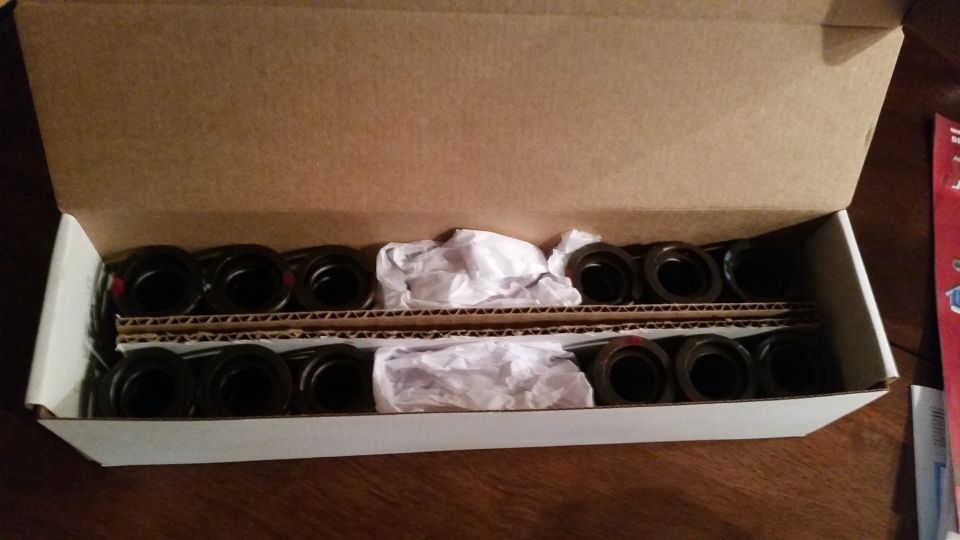 Box of valve seals