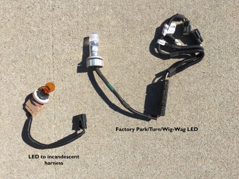 2013 Ford Taurus - LED to incandescent. DB5Z-13A006-A - Socket & Wire, must cut and make. 3157 SOCKET PART # 8A8Z-13411-A DG1Z-13410-B - Ford OEM Turn Signal…