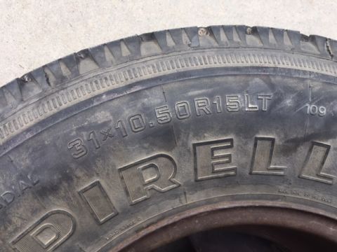 1995 Ford Bronco - Spare tire