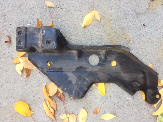 Interior tailgate spare carrier bracket