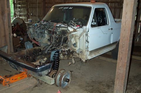 1988 Ford Bronco - SAS In progess, along with engine, tranny replacement