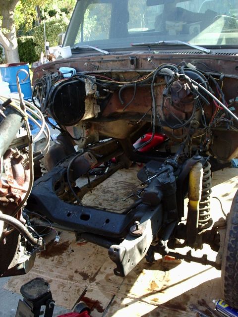 1978 Ford Bronco - this is my front end as of today... :(