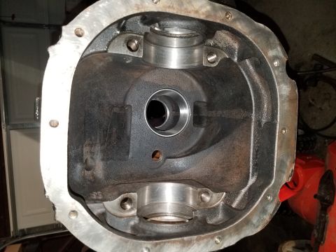 1996 Ford Bronco - This is a differential housing, likely from a truck or SUV, showing the internal bearing surfaces.