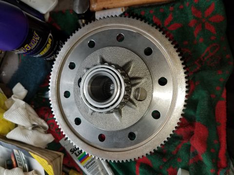 1996 Ford Bronco - Close-up of a toothed gear and bearing, likely an automotive component.