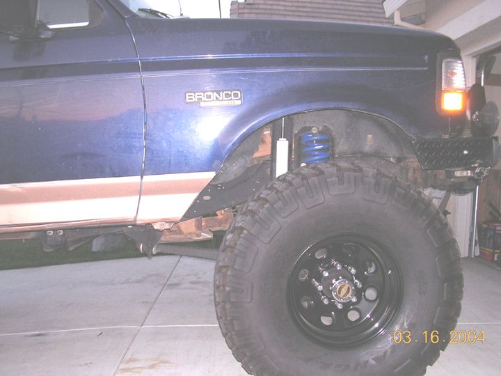 trimmed front.  Still needs cosmetic finishing touches like paint.  I think I am going to have to trim the bumper as well