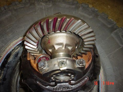 1983 Ford Bronco - up close of new 456's in 9" diff