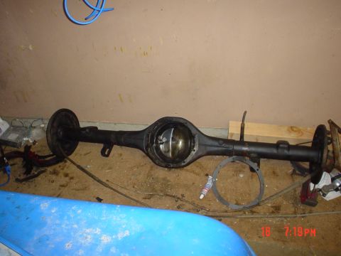 1983 Ford Bronco - new 9" housing, picked up the complete axle diff and all for 100 bucks