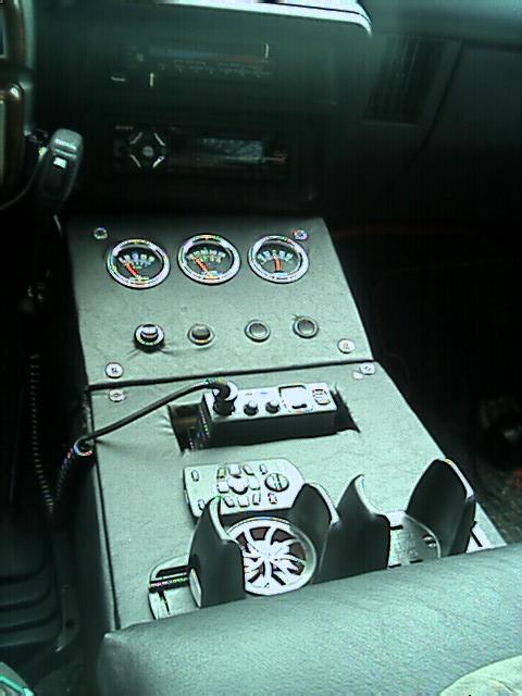 1989 Ford Bronco - finished console
