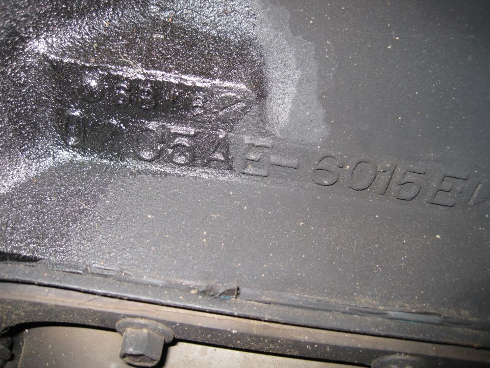 Engine block with casting numbers 065AE-6015E1