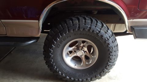 1996 Ford Bronco - Too far forward