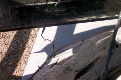 1995 Ford Bronco - my wire hanging from light at the bottom of the door