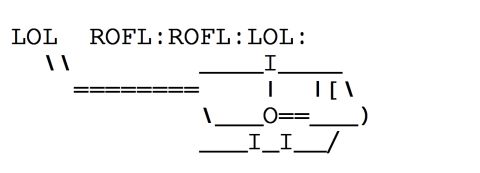 1995 Mercury Grand Marquis - ASCII-art drawing with joke text, not a real technical document.