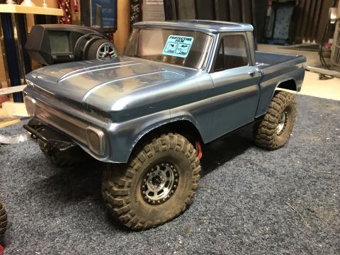 1989 Ford Bronco - This is a remote-controlled model truck, not a full-sized vehicle.