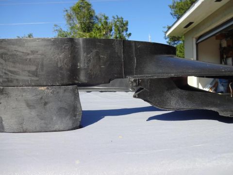 1967 Mercury Cougar - A black plastic fan shroud is shown with the SuperMotors.net logo visible at the bottom right.