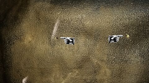 1996 Ford Bronco - Here you can see the holes created by the hot welding rod. The initial hole was quite small--only the diameter of the welding rod. From ins…