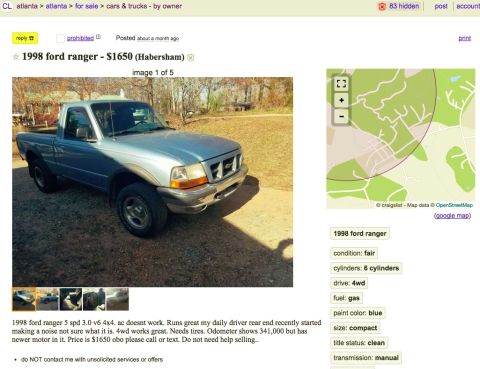 1998 Ford Ranger