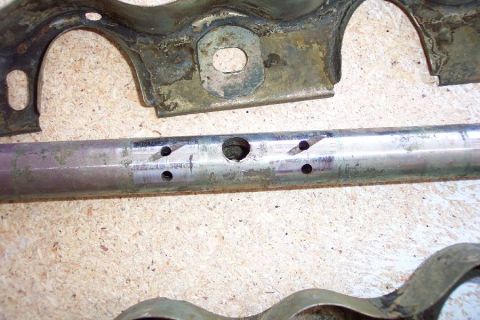 1968 Ford F-100 - This shaft came out of the '73 360 and is going into the 390. Notice the oil holes and compare to the next picture.