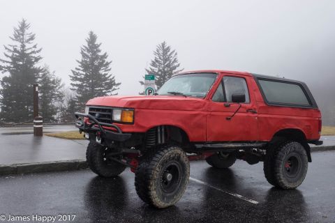 1989 Ford Bronco - Newfound Gap first day with the bronco