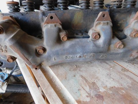 1968 Mercury Cougar - This engine part shows casting numbers and markings, but no year is visible.