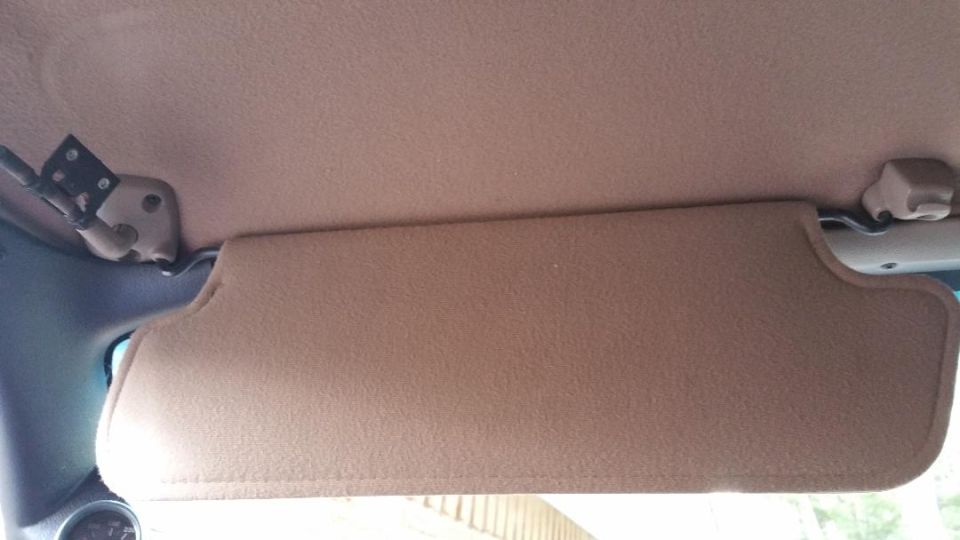 1996 Ford Bronco interior sun visor