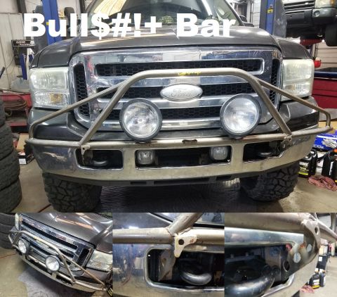 1983 Ford Bronco - This is barely strong enough to hold the lights up - much less actually running into trees, or even tall grass. [url=https://www.supermotor…