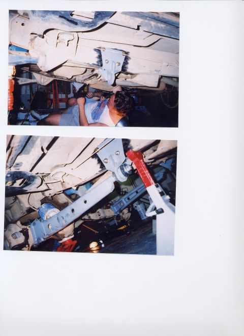 1983 Ford Bronco - Extended radius Arms. Relocating new brackets