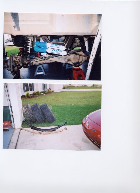 1983 Ford Bronco - Stabilizer done, and leaf comparison