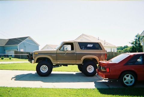 1983 Ford Bronco - New TSLs 36x12.5x15 after lift