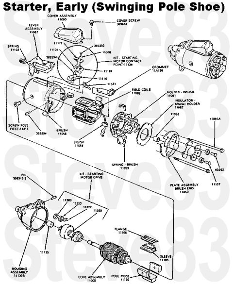 1983 Ford Bronco - Early Starter (Swinging Pole Shoe) IF THE IMAGE IS TOO SMALL, click it.