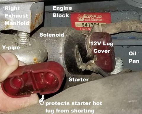1983 Ford Bronco - Starter Solenoid 12V Lug Cover