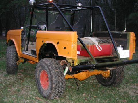 1967 Ford Bronco - Rear shoot after paint